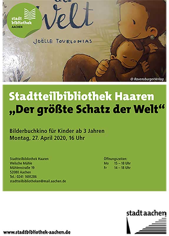 Stadtbibliothek Haaren:”Der größte Schatz der Welt”