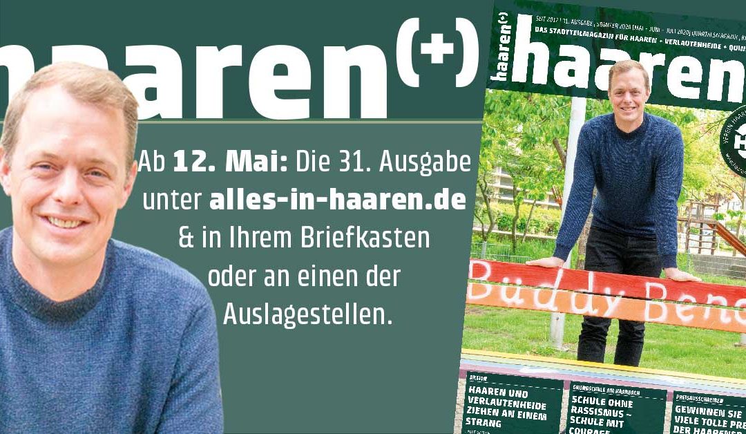 Die 31. Ausgabe Haaren(+) ist schon da!
