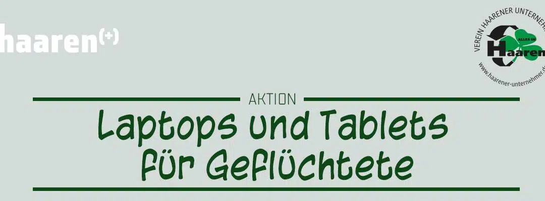 Aktion Laptops & Tablets für Geflüchtete