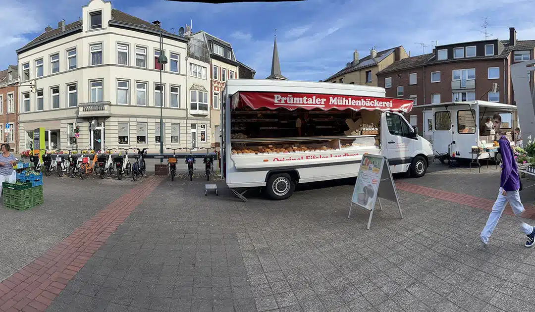 Autobahn GmbH & Aseag zu Gast auf dem Markt